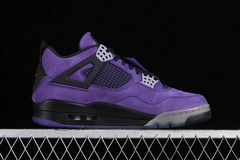 All categories Air Jordan Jordan series basketball shoes Air Jordan 4 GX foreign trade version Air Jordan 4 Retro AJ4 Joe 4 suede purple 766296